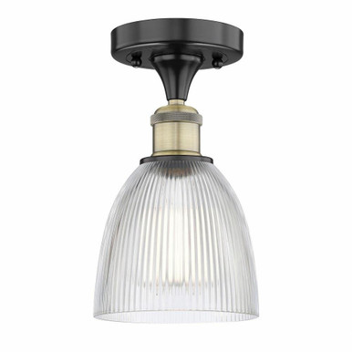 Castile 1 Light 9.75 Inch Tall Semi Flush Mount by Innovations - 616-1F-G38
