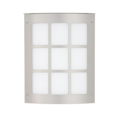 Moto 8 One Light Outdoor Wall Lantern by Besa - MOTO8GR-WA