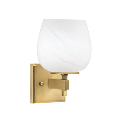Corbin 1 Light Wall Sconce 9.5 Inch Tall and 6 Inch Wide by Toltec - 2311-95-6