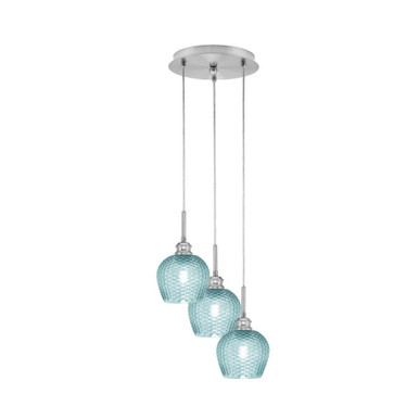 Array 3 Light Steel Medium Pendant by Toltec - 1816-BN-12.5-2