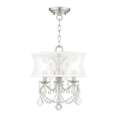 Newcastle 3 Light Mini Chandelier by Livex - 6303
