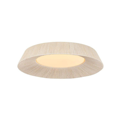 Kenton 15W 1 LED Flush Mount 5 Inch Tall and 24 Inch Wide by Troy - C4424-VGL