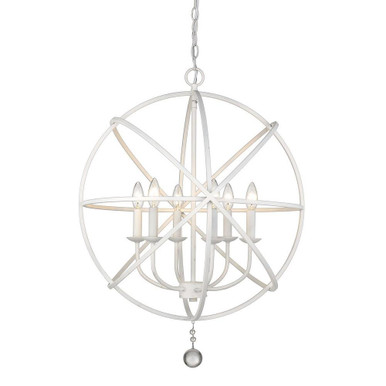 Banks Sidings 6 Light Chandelier 24 Inches Wide by 29.63 Inches High by BSH - 372-BEL-2750763