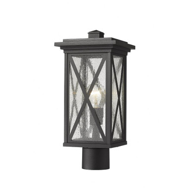 Senghennydd Place 1 Light Post Mount 16.5 Inch Tall by Bailey Street Home - 372-BEL-4186114