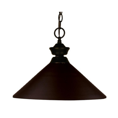 Shooter 1 Light Medium Pendant by Z-Lite - 100701BRZ-MBRZ