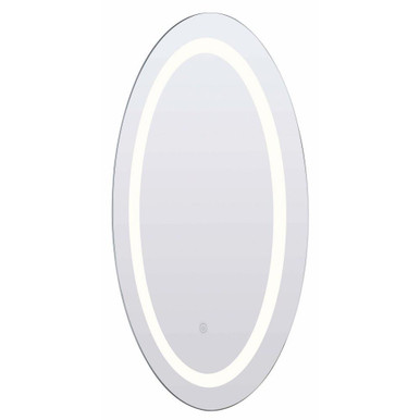 20W LED Oval Mirror 31.5 Inch Tall and 19.7 Inch Wide by Canarm - LR8116A1931