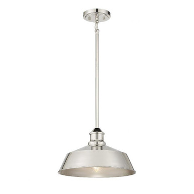 1 Light Vintage Medium Pendant 8 Inch Tall by Meridian - M7021