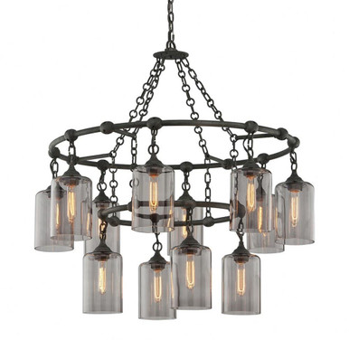 Gotham 12 Light Oversized Pendant by Troy - F4425-APW