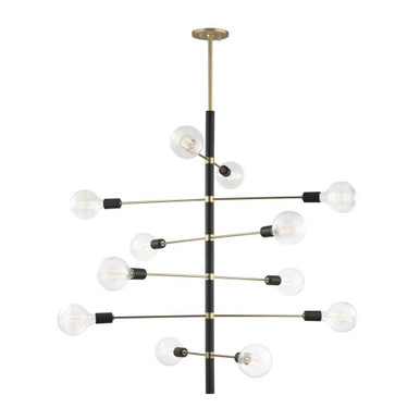 White House Heights 12 Light Oversized Chandelier by Bailey Street Home - 735-BEL-2693033