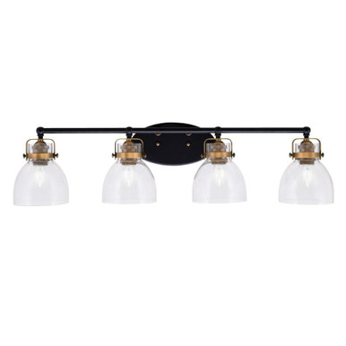 Easton 4 Light Vanity Light 9 InchTall by Toltec - 1934-MBBN-4110