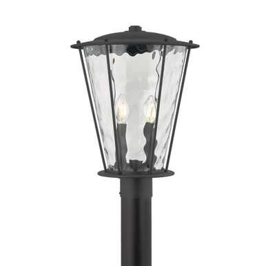Jantzen 2 Light Outdoor Post Lantern 14.5 Inch and 12.5 Inch Wide by Troy - P7115-TBK