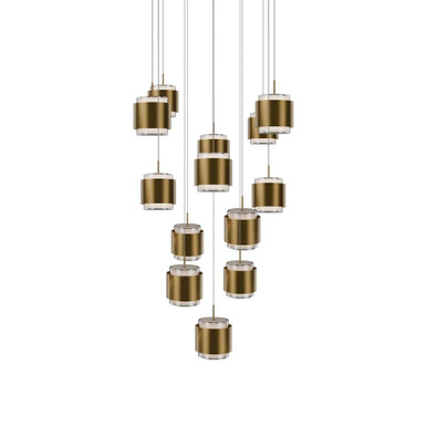 Banded 126W 13 4CCT LED Pendant 5 Inch Tall and 20 Inch Wide by dweLED - PD-68913S