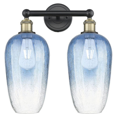 Brookhaven Flute 2 Light Bath Vanity 17.25 Inch X 16 Inch by Innovations - 616-2W-G484-7