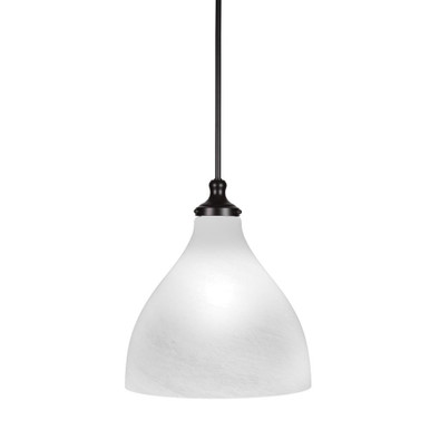 Juno 1 Light Large Stem Hung Pendant 17.5 Inch Tall by Toltec - 77-16-175-