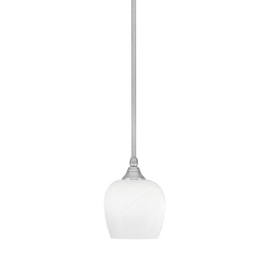 1 Light Stem Hung Small Pendant 8.25 Inch Tall by Toltec - 23-BC-4810