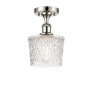 Niagra 1 Light 6.5 Inch Wide Industrial Semi Flush Mount by Innovations - 516-1C-G402