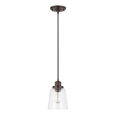 Kimberley Crescent 1 Light Mini Pendant by Bailey Street Home - 309-BEL-1863257