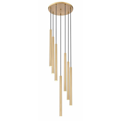Forest 35W 7 LED Chandelier 23.75 Inch Tall and 18 Inch Wide By Z-Lite - 919MP24-7R