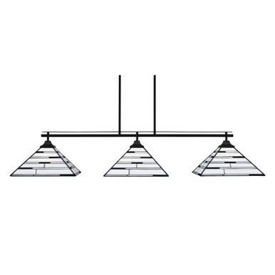 Odyssey 3 Light Oversized Island Pendant 53.5 Inch Length by Toltec - 2643-BN-953