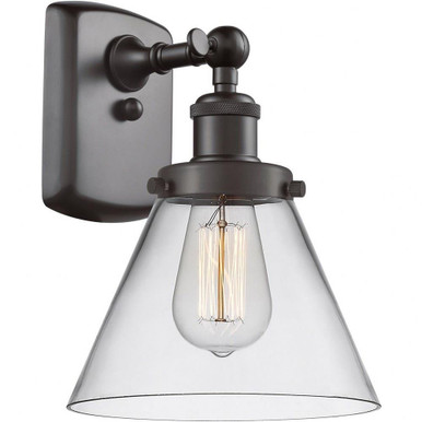 Large Cone 1 Light Wall Sconce by Innovations - 916-1W-OB-G42