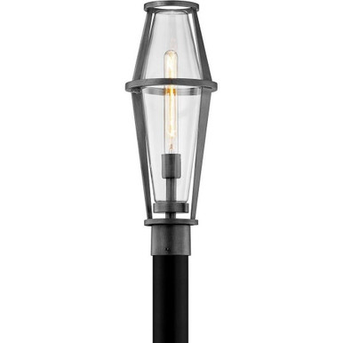 Prospect 1 Light Outdoor Post Mount 20.75 x 7.5 Inches by Troy - P7615-GRA