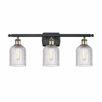 Bridal Veil 3 Light Art Deco Vanity Light by Innovations - 516-3W-G559-5