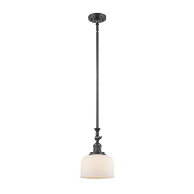 Bell 1 Light Adjustable Mini Pendant 11.63 X 7.75 Inch Wide by Innovations - 206-G7
