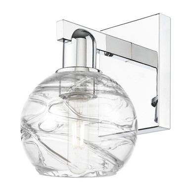 Athens Deco Swirl 1 Light Wall Sconce 9.88 X 5.88 Inch Wide by Innovations - 716-1W-G1213-6
