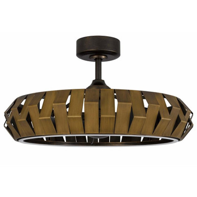 Hilo 30W LED Fandelier 17 Inches Tall and 30.5 Inches Wide by Cal - CF-1005
