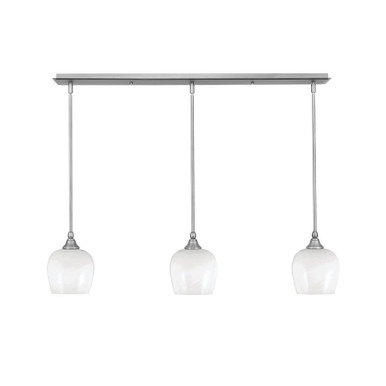 3 Light Linear Pendant 37.75 Inch Length by Toltec - 36-BN-4811