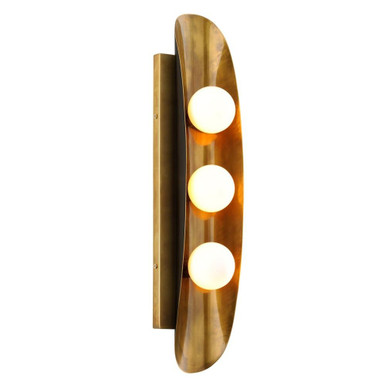 Hopper 3 Light Wall Sconce by Corbett - 271-13-VB/BBR