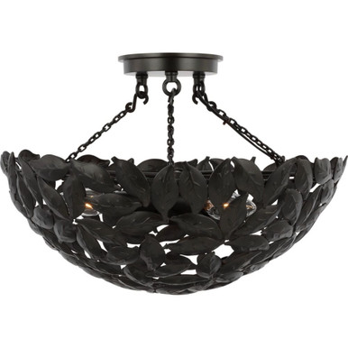 Kelan 3 Light Semi Flush Mount 10.13 x 16 Inches by Visual Comfort Studio - AF1173AI