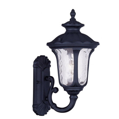 Oxford 1 Light Traditional Outdoor Wall Lantern 15.5 Inch Tall by Livex - 7850
