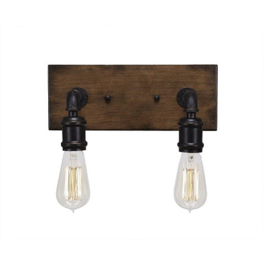 Portland 2 Light Vanity Light by Toltec - 1132-AT18