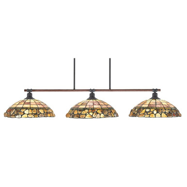 Blacksmith 3 Light Large Island Pendant by Toltec - 1763-973