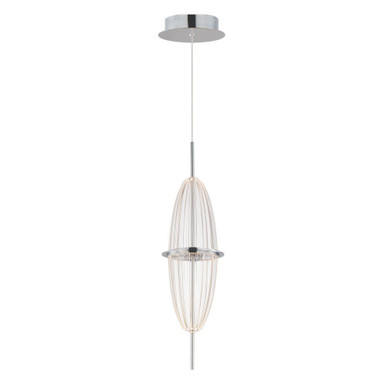 Quasar 8W 1 LED Light Mini Pendant by ET2 - E24891-133PC