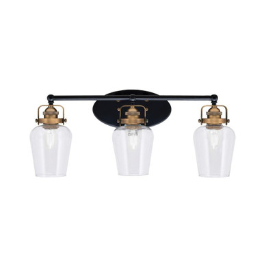 Easton 3 Light Vanity Light 25 Inch Length by Toltec - 1933-WHBN-210