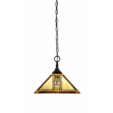 Any 1 Light Medium Pendant 12 Inch Tall by Toltec - 12-14-12-