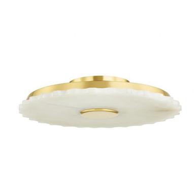 Dovedale Woodlands 20W 1 LED 16 Inch Wide Flush Mount by Bailey Street Home - 116-BEL-4886266