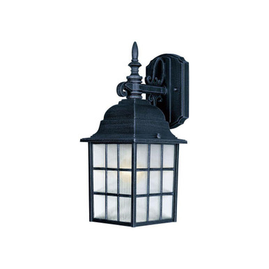 North Church 1 Light Outdoor Wall Lantern 14.25 Inch Tall by Maxim - 1051BK