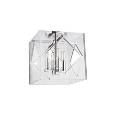 Mallard West 4 Light 12 Inch Wide Flush Mount by Bailey Street Home - 116-BEL-2121476
