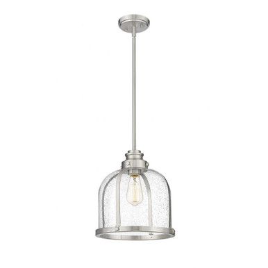 Burren 1 Light Medium Pendant by Z-Lite 337P12BN - 337P12BN