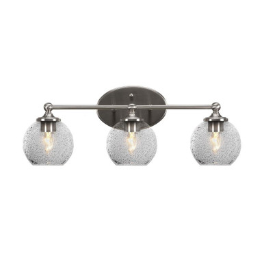 Capri 3 Light Vanity Light 22.75 Inch Length by Toltec - 5913-852275