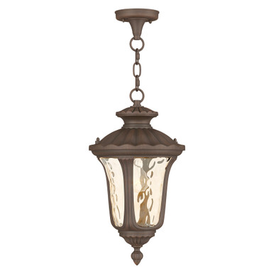 Oxford 1 Light Small Tradiotional Outdoor Pendant by Livex - 7654-58