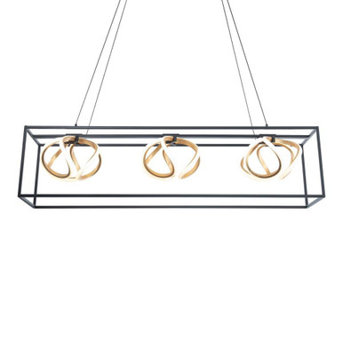 Hythe Grange 44.3W 3 LED Linear Pendant 10 Inch Tall and 10 Inch Wide by BSH - 2471-BEL-5303449