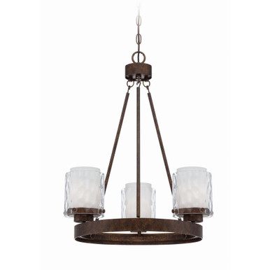 Kenswick 3 Light Chandelier by Craftmade - 35423-PR