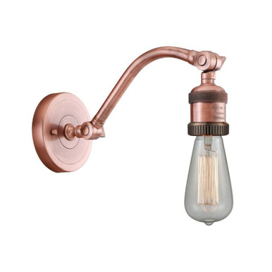 Double Swivel 1 Light Wall Sconce by Innovations - 515-1W-BARE