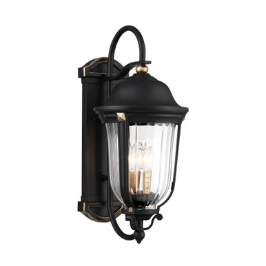 Peale Street 3 Light Candle Style Outdoor Wall Lantern by Minka Lavery - 73233-738