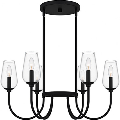 Rangewood Road 6 Light Chandelier 14.25 Inch Tall and 28 Inch Wide by BSH - 71-BEL-5269416