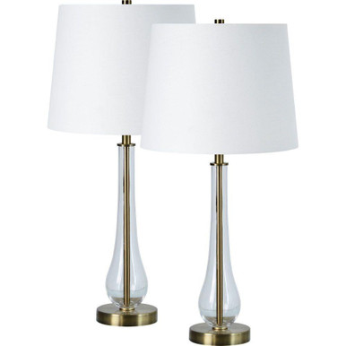 Nabi 9W 1 LED Table Lamp (Set of 2) 26.5 Inch and 13 Inch Wide by Everren - LPT1237-SET2